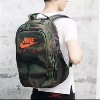 กระเป๋าสะพายหลัง Nike ใบใหญ่ ใส่ของได้เยอะ  สีสวย  45x 28x 15 พร้อมส่ง ไม่ต้องรอ NK3-ทหาร