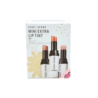BOBBI BROWN Mini Extra Lip Tint Kit [ Base Pink 0.7g + Bare Melon + Bare Nude Sparkle 0.7g ] ไซส์มินิ 3 เฉดสีในเซ็ทเดียว [แท้100%/พร้อมส่ง]