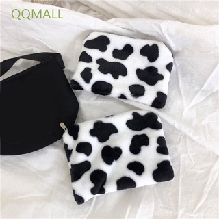 Qqmall กระเป๋าสตางค์กระเป๋าใส่เหรียญกระเป๋าใส่เหรียญขนาดเล็กลายวัวน่ารัก 1 ชิ้น