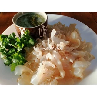 แมงกะพรุนจืด ส่วนขาล้วน ขายส่ง 5กิโลขึ้นไป โลละ 109 บาท