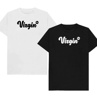 เสื้อยืด VIRGIN 100% แขนสั้น สวมใส่สบาย เก็บเงินปลายทาง ตรงปก 100%