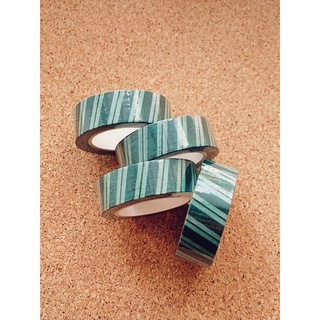 🌵SLYTHERIN DARK GREEN STRIPES WASHI TAPE วาชิเทป🌵