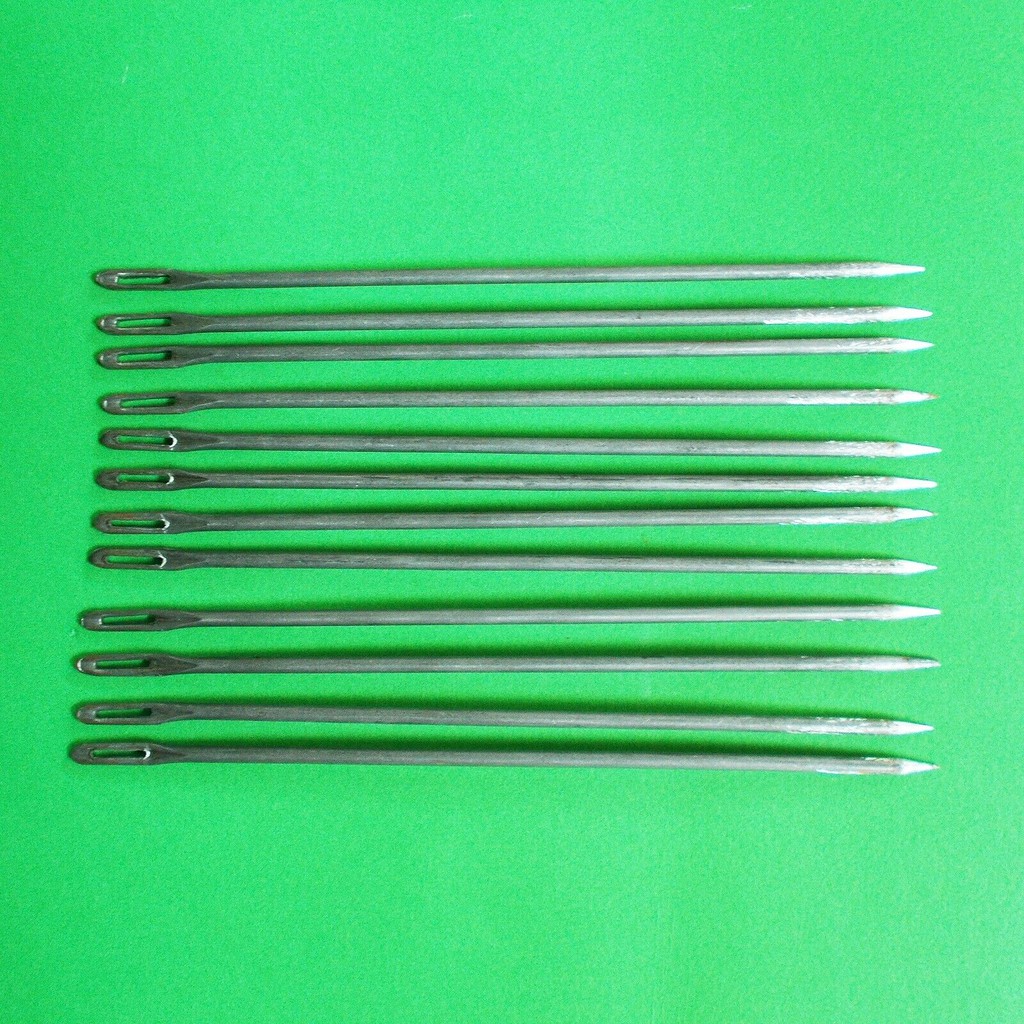 ชุดละ 5 อัน เข็มเย็บกระสอบปลายตรง ยาว 6 นิ้ว ใช้เย็บกระสอบ ถุงปุ๋ยกระสอบป่าน 5 pcs Needle for Sack 6