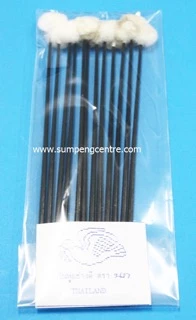 ไม้ปั่นหู ก้านดำ (12 ชิ้น), Ear Sticks (12 pieces)