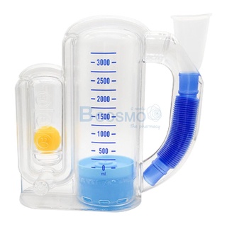 อุปกรณ์ช่วยบริหารปอด ANAESTHESIA BREATHING แบบ 1 ลูก 3000 ML. เครื่องบริหารปอด Triflow ชุดบริหารปอด ฝึกการหายใจ