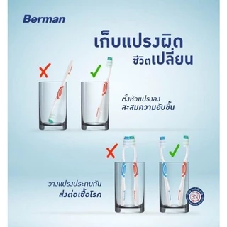 Berman Comlpete แปรงสีฟันเบอร์แมน คอมพลีท นุ่มพิเศษ (รุ่น2แถม1)