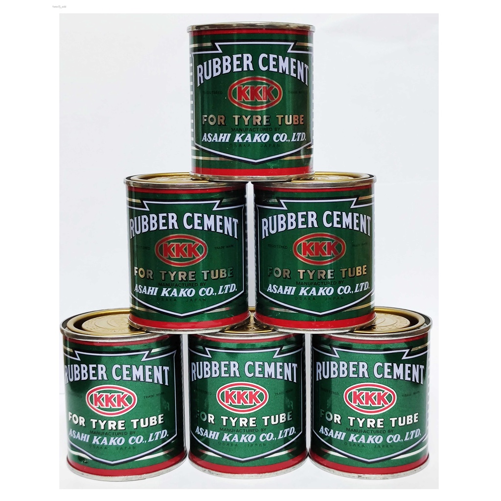 กาวปะยาง กาวยาง 3K กาว3เค KKK RUBBER CEMENT FOR TYRE TUBE size 80 g (1