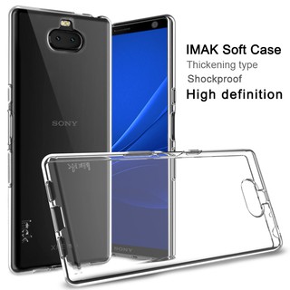 เคสโทรศัพท์มือถืออ่อนนุ่มเคส case Sony Xperia 10 Plus ช็อกหลักฐานโปร่งใสปก Sony XA3 Ultra ยางทำจากซิลิคอนชัดเจนคริสตัล