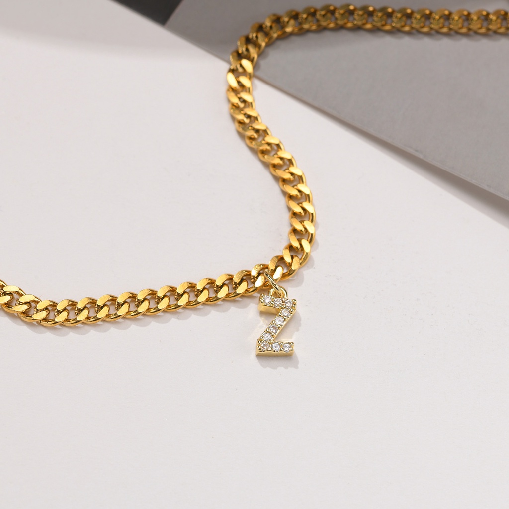 Vnox สร้อยข้อเท้า ชุบทอง ลายตัวอักษร A-Z ปรับได้ เครื่องประดับชายหาด ของขวัญ สําหรับผู้หญิง - รูปที่ 2