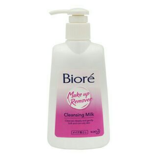 Biore Makeup Remover Cleansing Milkขนาด180ml.