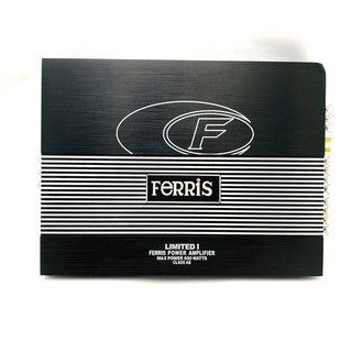 เพาเวอร์แอมป์ติดรถยนต์ถูกๆ FERRIS รุ่น LIMITED 1 CLASS AB 4CH สีดำ เครื่องเสียงติดรถยนต์,เพาเวอร์ติดรถยนต์,เพาเวอร์แอมป์