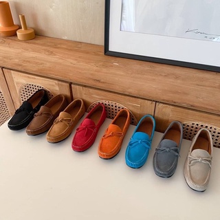 Lucia moccasin รองเท้าม็อกกาซีนหนังวัวแท้ ซับในแท้ พร้อมส่ง กดสั่งได้เลยค่ะ (Wila shoes)