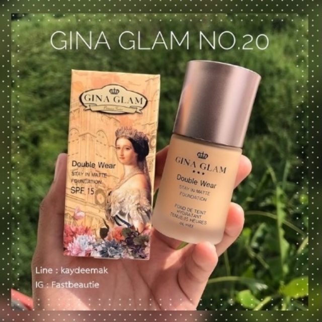 ครีมรองพื้น Gina Glam #ส่งฟรี