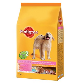 🔥*พร้อมส่ง*🔥 เพดดีกรี ลูกสุนัข รสไก่และไข่ 3 กิโลกรัม Pedigree Puppy 3 kg Chicken &amp; Egg