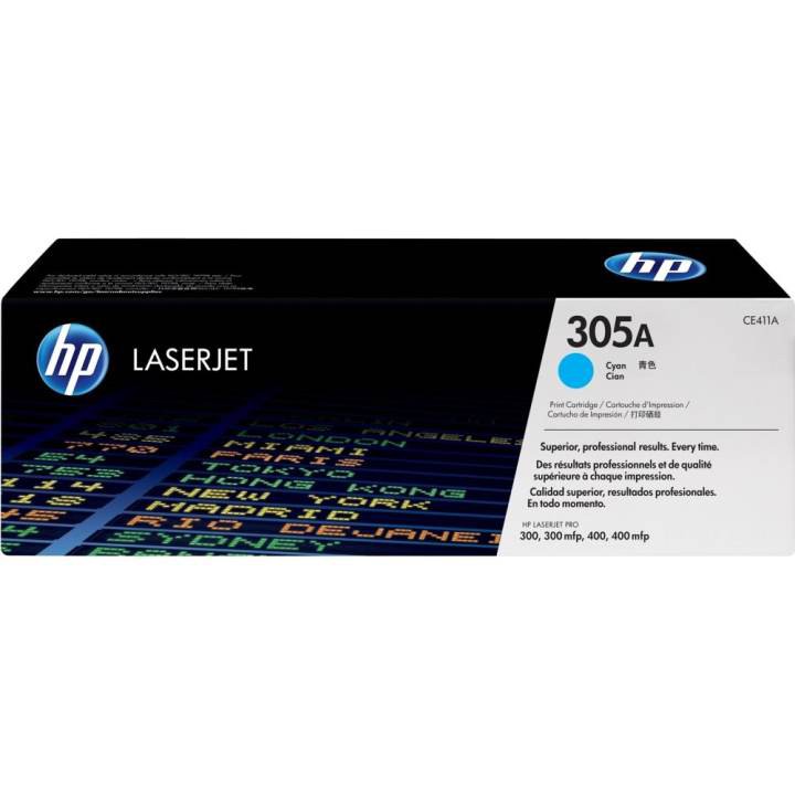 HP 305A LaserJet Toner CE411A - Cyan