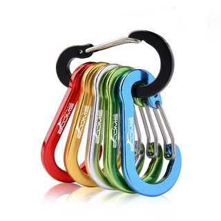 คาราไบเนอร์ คาราบิเนอร์ คลิป Booms Fishing, Carabiner clip (แพ็ค 6 ชิ้น) Aluminum &amp; 304 stainless สวยทน