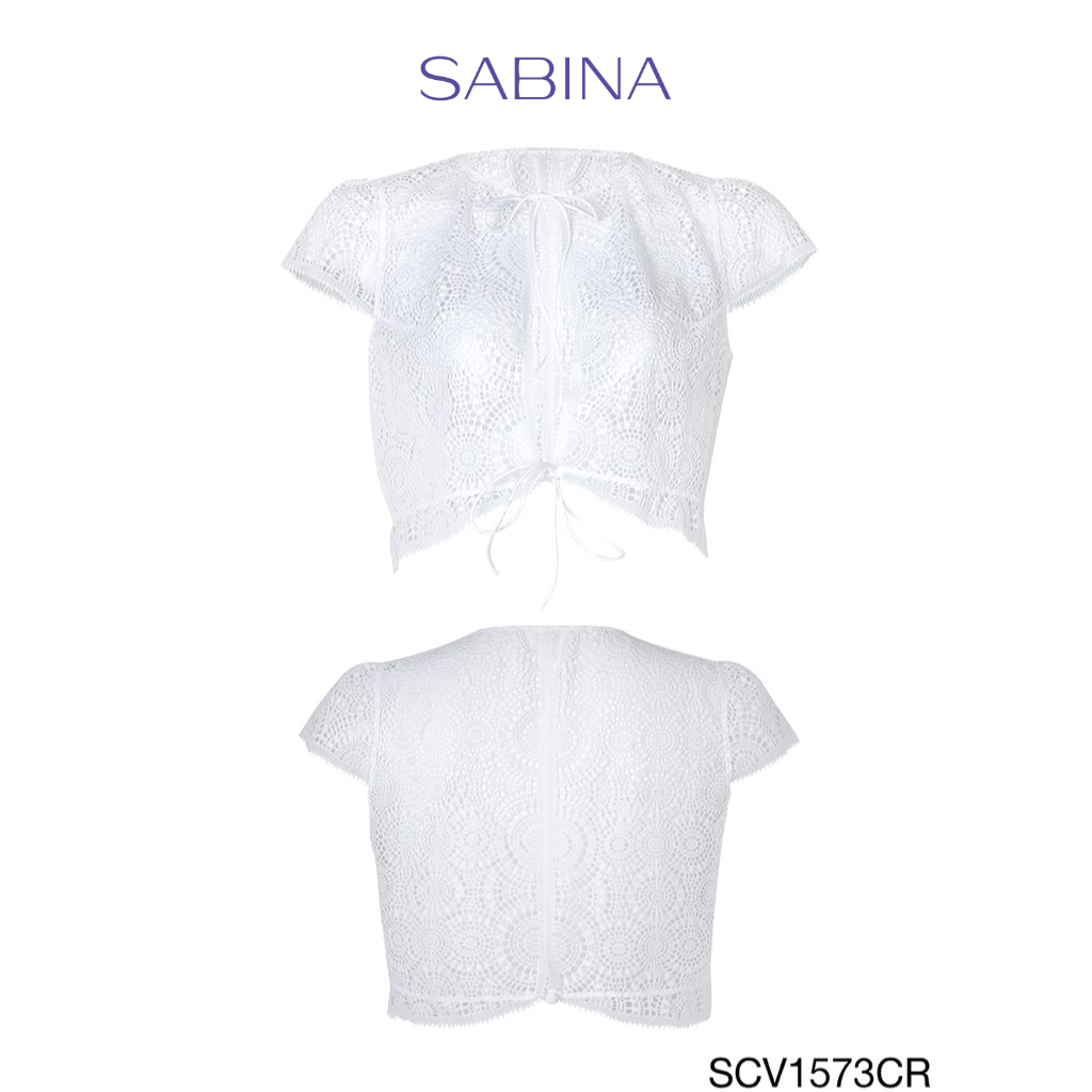 Sabina เสื้อทับ รุ่น MAD MOISELLE รหัส SCV1573CR สีครีม