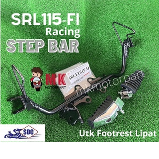 [Racing] Srl115fi ที่พักเท้าเหล็ก แบบพับได้ สําหรับ Yamaha Lagenda SRL115-Fi SRL115 Fi