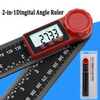 300 มม.200 มม.เครื่องมือดิจิตอลมุม Inclinometer ไม้บรรทัดมุมดิจิตอล Detector อิเล็กทรอนิกส์ Goniometer เครื่องวัดมุม