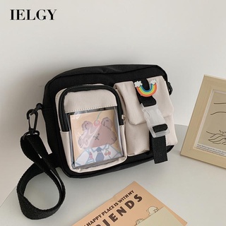 IELGY cute messenger one shoulder canvas bag women