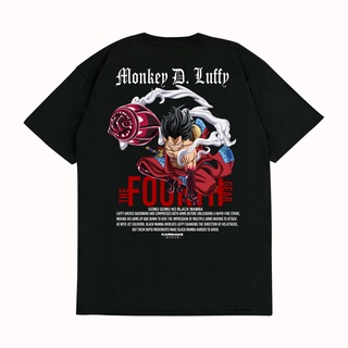 ลิง D. เสื้อยืด พิมพ์ลายอนิเมะ Kmws Luffy GEAR 4th FOUR FOURTH TANK KONG BOUND SNAKE MAN สําหรับผู้ชาย