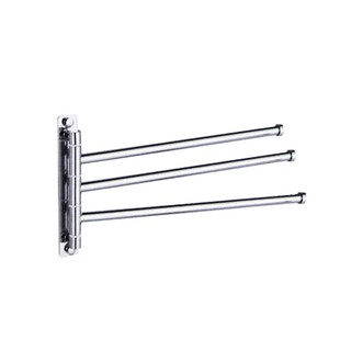 ราวแขวนผ้า 3 ขา MY-2203 สีโครมTOWEL RAIL MOYA MY-2203 CHROME