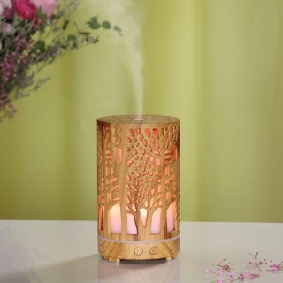 Aroma Diffuser Humidifier LED อัลตราโซนิกเครื่องกระจายกลิ่นหอมเครื่องเพิ่มความชื้นนาโนพร้อมรีโมท