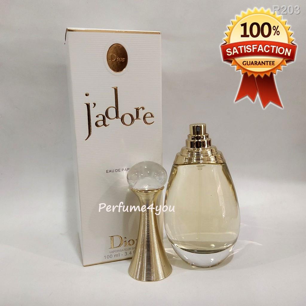 ✳☼✷Perfume4you น้ำหอมผู้หญิง จาดอ Dior Jadore  EDP 100ml. (กล่องซีล) แบรนด์แท้ จัดส่งฟรี