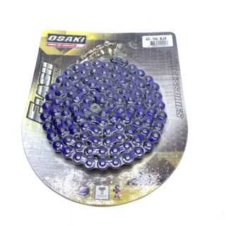 โซ่ OSAKI  FLASH 420-106L สีน้ำเงิน รหัสสินค้า OSK-0090023103