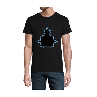 เสื้อยืดอินเทรนด์ผู้ชายอินเทรนด์ผู้หญิงเสื้อยืด พิมพ์ลาย Mandelbrot Fractal Infinity สําหรับผู้ชายS-3XL