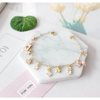 สร้อยข้อมือ alices wonderland 💗💛💜💚