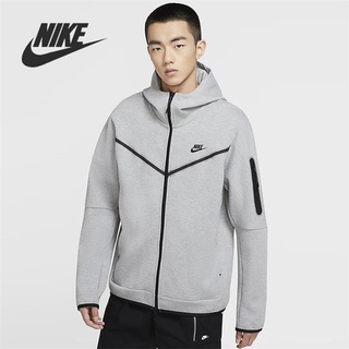 Nike เสื้อแจ็คเก็ตเสื้อกีฬาเสื้อฮู้ดเสื้อวอร์มสไตล์สปอร์ต 100% สําหรับผู้ชาย