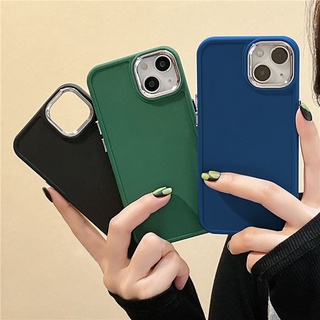 กรณี TPU ไฟฟ้าสำหรับ for iPhone 11 13 12 14 Pro Max 14 Pro 7 8 Plus X XS Max 12 Pro 11 13 12 Pro Max สีทึบกรณีซิลิโคน