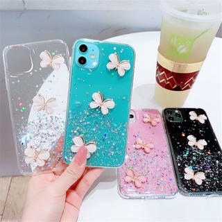 เคสโทรศัพท์มือถือลายการ์ตูนผีเสื้อ 3D สําหรับ Oppo F19 F19Pro Plus F17 F17Pro F15 F11 F11Pro F9 F9Pro F7