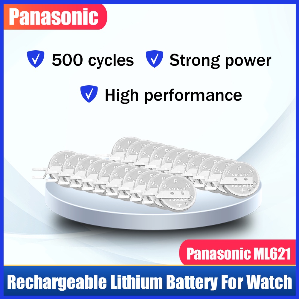 Original Panasonic ML621 ML 621 MS621 3V Li-ion Rechargeable Battery For Computer Remote Control Toy