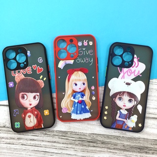 พร้อมส่งSAMSUNG A03S A12 เคสTPU ขอบสีหลังขุ่น กันเลนส์กล้อง เคสกันกล้อง ลายการ์ตูน เคสแฟชั่น เคสมือถือ