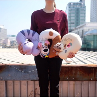 หมอนรองคอ ตัวยู Max &amp; Chloe &amp; Mel Pets แก๊งขนฟู