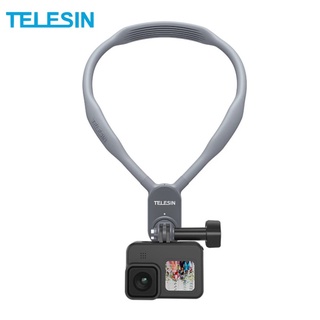 TELESIN U shaped Neck Holder Bracket GoPro Hero 10/9/8สมาร์ทโฟนกล้องแอคชั่น อุปกรณ์เสริม