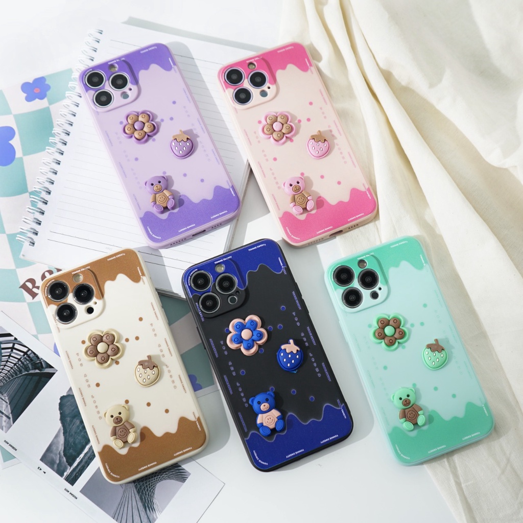3D นูนกรณี Oppo A96 A95 A92/A52 A76 A74 A55 A54 A53 A31 A5/A9 2020 A16 A15 A5s/A11k/A12 A1k A3 A5s R