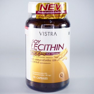 VISTRA Soy Lecithin 1200 Mg วิสทร้า ซอย เลซิติน 1200 มก 90 เม็ด