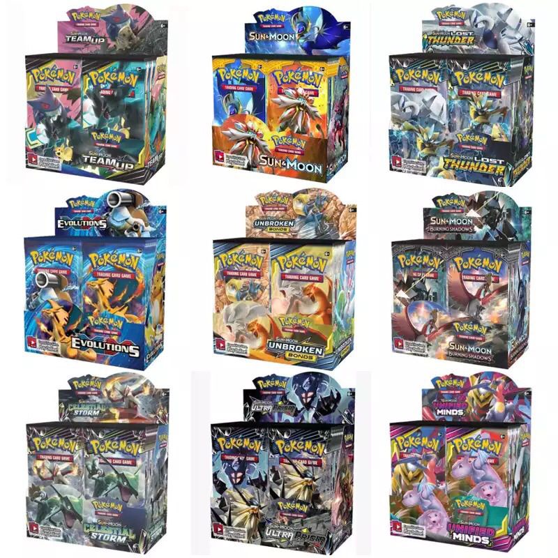 Pokemon Cards 324Pcs TCG: Sword & Shield Darkness Ablaze Booster Box Collectible Board Game Toy for Child