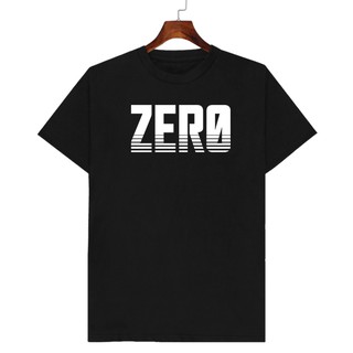 เสื้อยืดสีดำ ZERO คอกลม มีเก็บปลายทาง