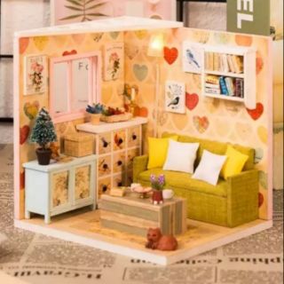 [พร้อมส่ง] บ้านตุ๊กตาdiy Leisure rest