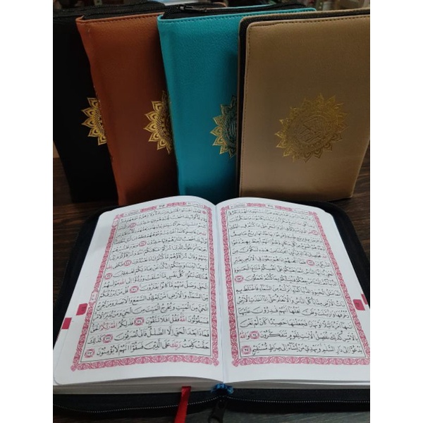 AL QURAN KHOT UTSMANI 15 เส้นฝาครอบ CORNER VERSE 2 สี