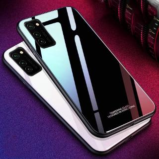 vivo v 19 indonesia เคสซอฟท์ซิลิโคนกันชนกระจกนิรภัย