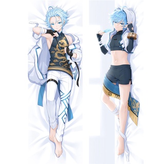 ปลอกหมอน ลายอนิเมะ Genshin Impact Chongyun Dakimakura Game Genshin สําหรับกอดร่างกาย