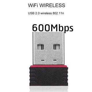 Mini USB WiFi 600M Dongle 802.11 B/G/N Wireless Network Adapter for Laptop PC