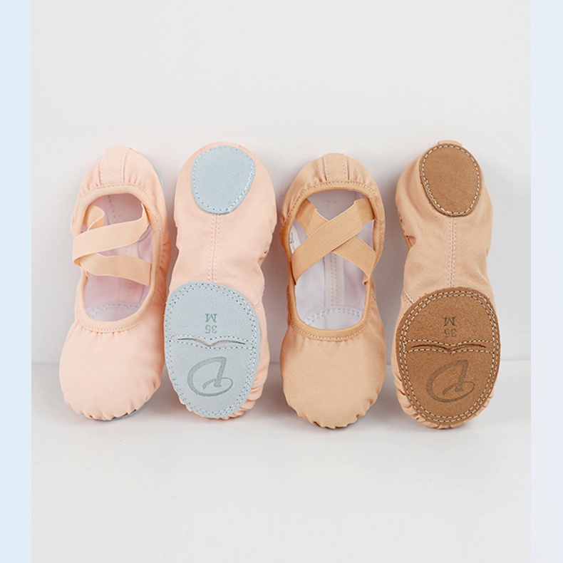 รองเท้าบัลเล่ต์ รองเท้าเต้นรํา สําหรับผู้หญิง - รูปที่ 5