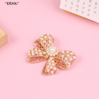 Erhk คลิปติดรองเท้า ประดับโบว์ เครื่องประดับ สําหรับผู้หญิง DIY