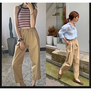 WoW📌#กางเกงทรงลุง​มือ1​ เอวสม็อคฟรีไซต์26_30 ผ้าเวสปอย#เสื้อผ้าแฟชั่น